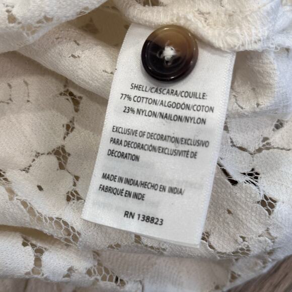 Shyanne NWT XS Lace Fringe Button-Down Shacket Cowgirl Western Stagecoach Rodeo - Picture 12 of 16